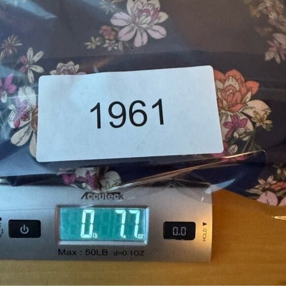 St Johns Bay Linen Dress Large Floral Flutter Sleeve Cottagecore Prairie Whimsy - Picture 7 of 7